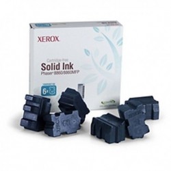 XEROX Pack de 6 Encre solide Cyan 14 000 pages