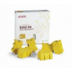 XEROX Pack de 6 Encre solide Jaune 14 000 pages
