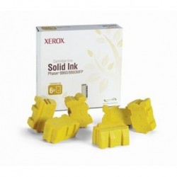 XEROX Pack de 6 Encre solide Jaune 14 000 pages