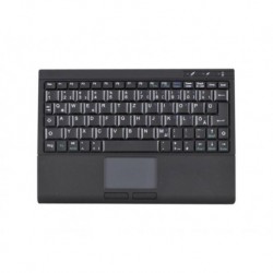 Mini Clavier avec touchpad USB noir