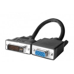 Adaptateur DVI-i m/VGA f 15CM