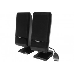 Enceintes stéréo 2.0 4w USB noir