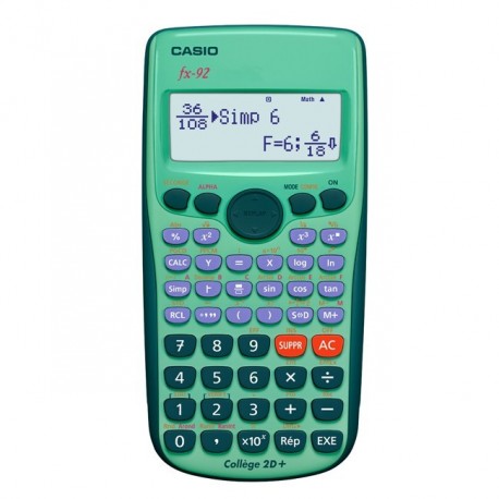 CASIO Calculatrice FX92 Spéciale collège