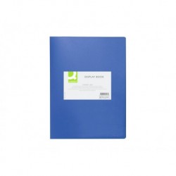Q-CONNECT Protège-documents 40 pochettes/80 vues bleu
