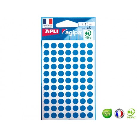 APLI AGIPA 462 pastilles bleues ø 8 mm