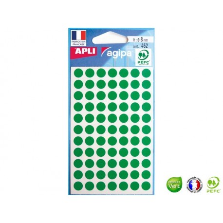 APLI AGIPA 462 pastilles vertes ø 8 mm