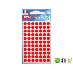 APLI AGIPA 462 pastilles rouges ø 8 mm