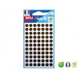 APLI AGIPA 462 pastilles noires ø 8 mm