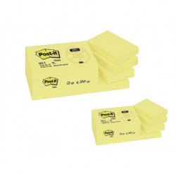 POST-IT Bloc jaune 51 x 76 mm