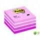 POST-IT Bloc cube Gamme Aquarelle rose