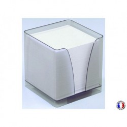 Boîte distributrice bloc cube blanc