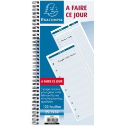 ELVE Carnet « à faire ce jour »