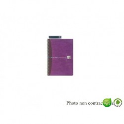 OXFORD Cahier Office couverture souple 180p spirale 5 x 5 14,8x21cm