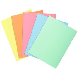 Lot de 250 sous-chemises pastel assortis (5 teintes)