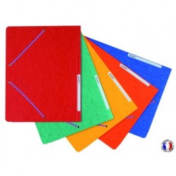 Chemise sans rabat à élastique bleu
