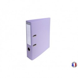 EXACOMPTA Classeur à levier couleur lilas dos 7 cm