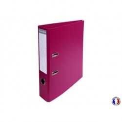 EXACOMPTA Classeur à levier couleur fuchsia dos 7 cm