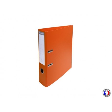 EXACOMPTA Classeur à levier couleur orange dos 7 cm