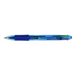 Q-CONNECT Stylo bille 4 couleurs