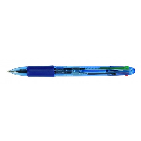 Q-CONNECT Stylo bille 4 couleurs