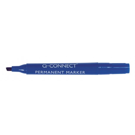 Q-CONNECT Marqueur permanent éco pointe biseautée Bleu