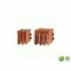 L'OBLIQUE AZ Lot de 25 dossiers suspendus Easy Velcro armoire Orange