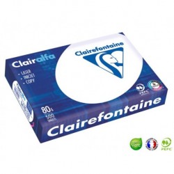 CLAIREFONTAINE Ramette papier Clairalfa A4 80g blanc