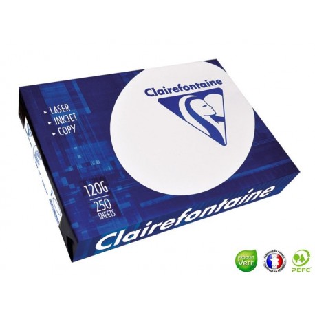 CLAIREFONTAINE Ramette papier Clairalfa A4 120g blanc