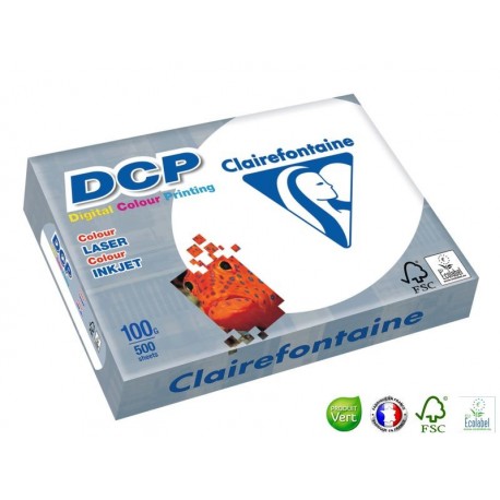 CLAIREFONTAINE Ramette papier DCP A4 100g blanc