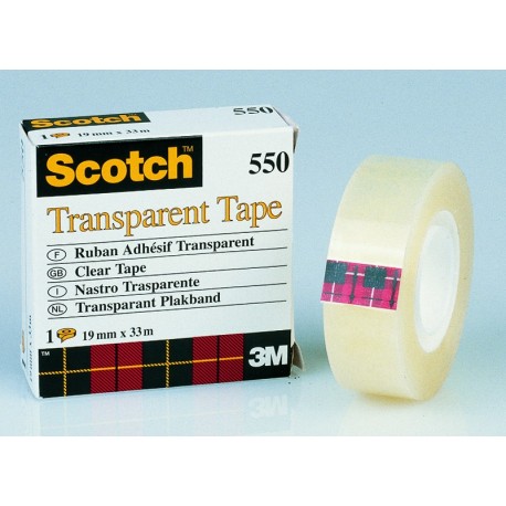 Scotch 3m Rouleau adhésif PP scotch transparent en sachet