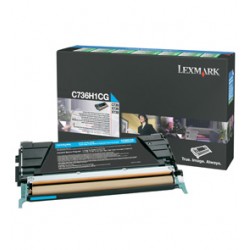 LEXMARK C736H1CG Toner Cyan C73X Haute Capacité.jpg