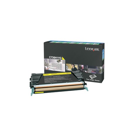 LEXMARK C736H1YG Toner Jaune C73X Haute Capacité.jpg