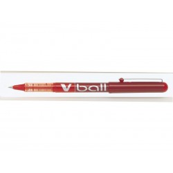 PILOT Roller V-ball 05 pointe fine Rouge