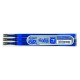 PILOT Set de 3 recharges Frixion pointe bille 0,7 mm Bleu