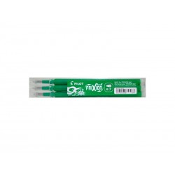 PILOT Set de 3 recharges Frixion pointe bille 0,7 mm Vert