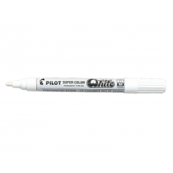 PILOT Marqueur Super Color pointe moyenne Blanc