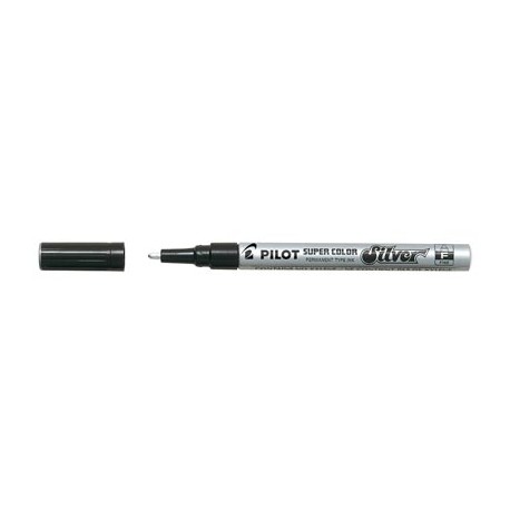 PILOT Marqueur super color pointe fine argent