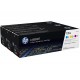 HP Pack de 3 cartouches toner 131A Cyan, Magenta, Jaune 3x 1800 pages