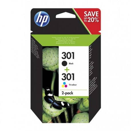 HP 300 pack de 2 cartouches d'encre noir/trois