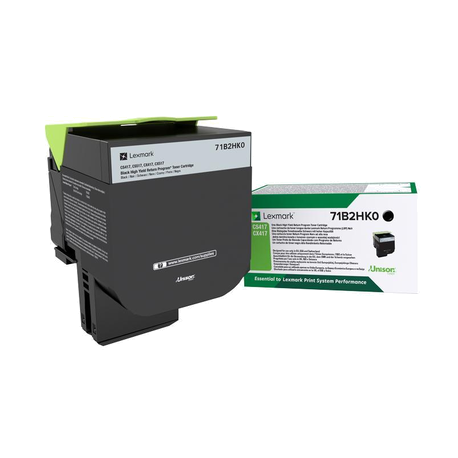 LEXMARK 71B2HK0 Toner Noir pour CS417, CX417 Haute Capacité