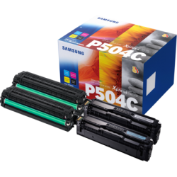 Samsung CLT-P504C Pack 4 cartouches Toner Noir + couleurs