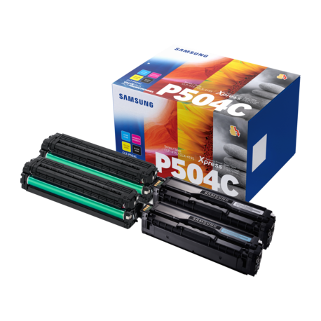 Samsung CLT-P504C Pack 4 cartouches Toner Noir + couleurs