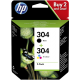 HP 304 pack 2 cartouches (noir + couleurs) - 3JB05AE