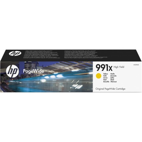 HP 991X Jaune - PageWide - haut rendement - (M0J98AE)
