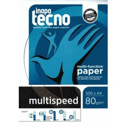 INAPA TECHO MultiSpeed Ramette papier 80G A4 Blanc 500 feuilles