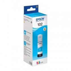 EPSON Bouteille encre Ecotank 102 Cyan Pigment 70ml