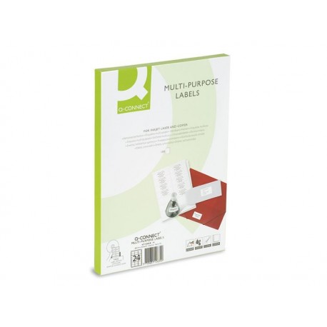 Q-CONNECT Boîte de 1400 étiquettes multi-usages blanche 99 x 38,1mm