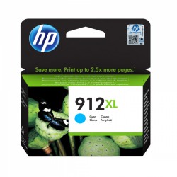 HP 912XL Cyan Cartouche d'encre Originale (3YL81AE)