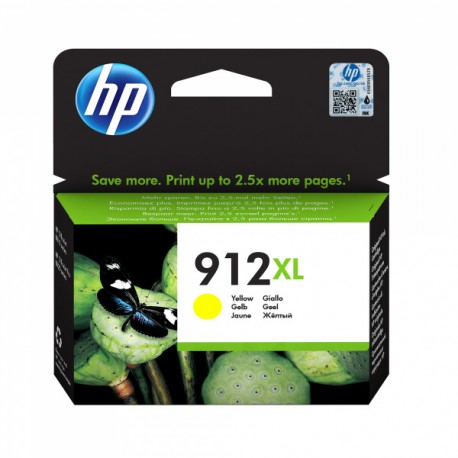 HP 912XL Jaune Cartouche d'encre Originale (3YL83AE)