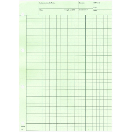 Bloc Audit - 100 Feuilles De Travail Personnalisees Avec Logo